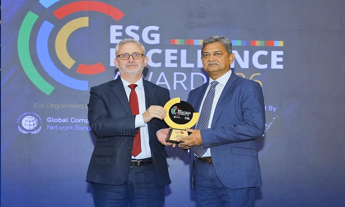‘ইএসজি এক্সিলেন্স অ্যাওয়ার্ড’-এ গোল্ড পেলো বিকাশ